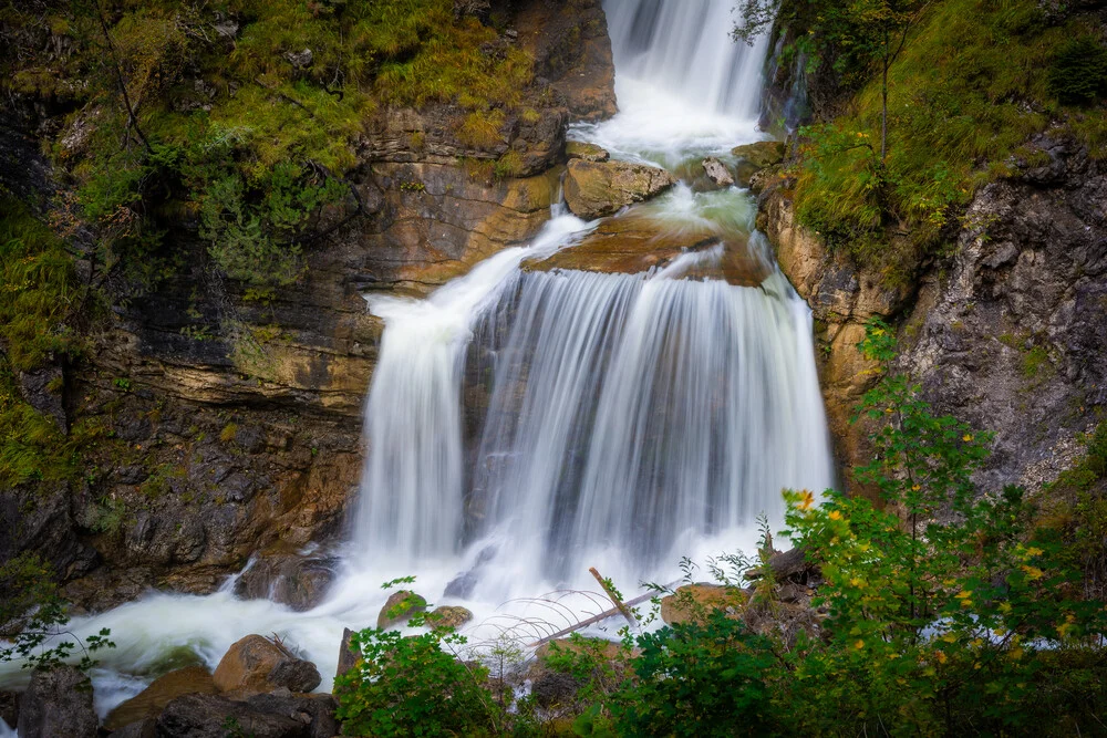 Kuhflucht Waterfall in the Alps - Fineart photography by Martin Wasilewski