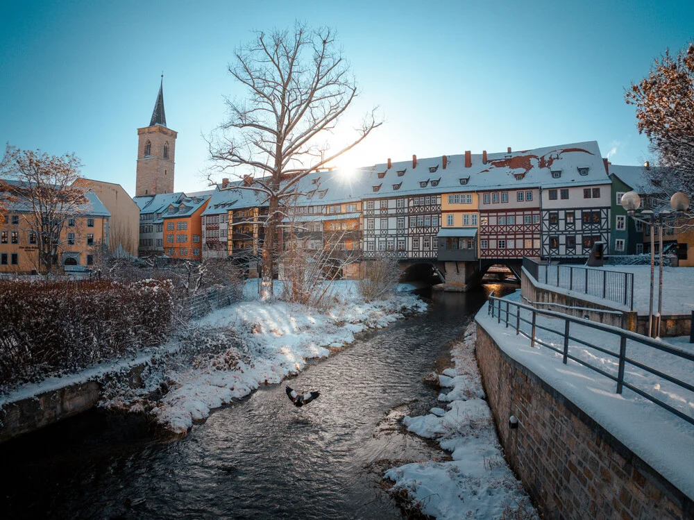 Historische Krämerbrücke in Erfurt - Fineart photography by Dennis Schmelz