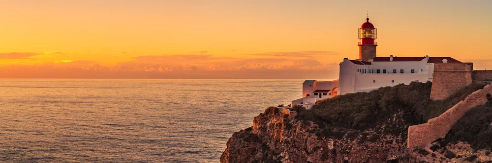 Sunset at Cabo Sao Vicente Portugal - Fineart photography by Achim Thomae