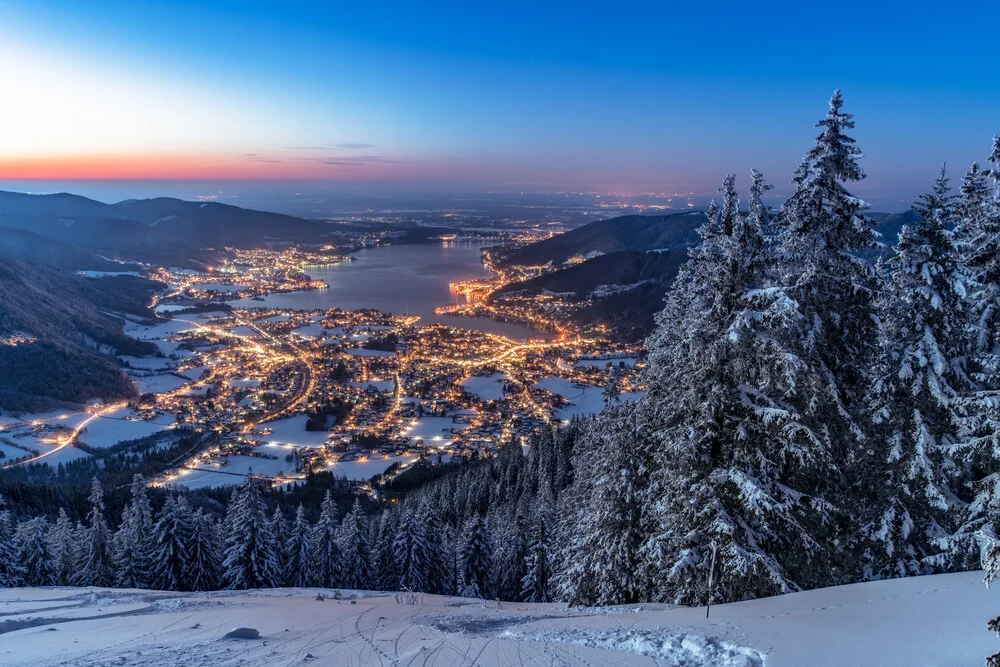 Winter mood at Lake Tegernsee in Bavaria - Fineart photography by Achim Thomae