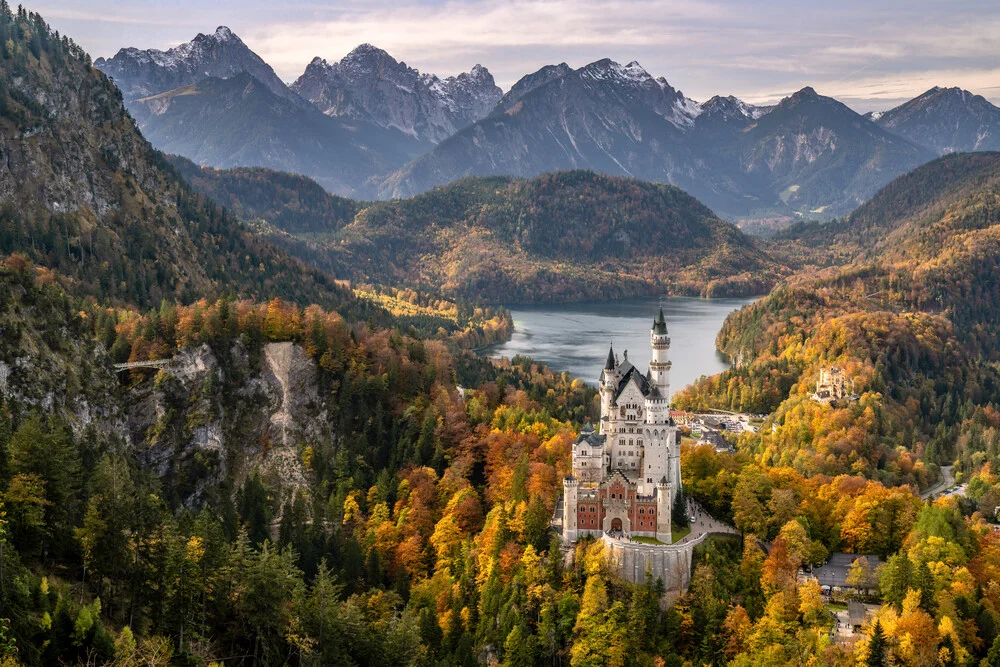 Goldener Herbst im Allgäu in Bayern - fotokunst von Achim Thomae