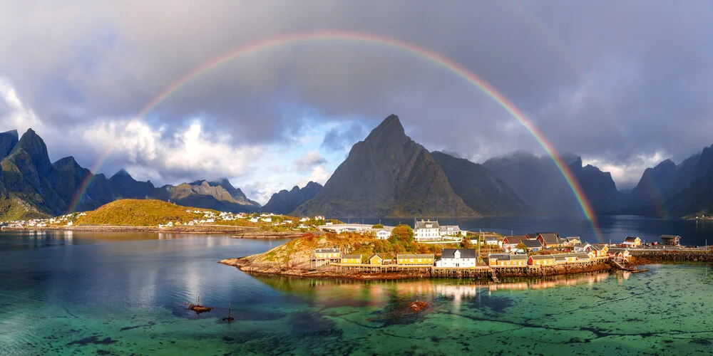 Rainbow Lofoten Islands Norway - Fineart photography by Achim Thomae