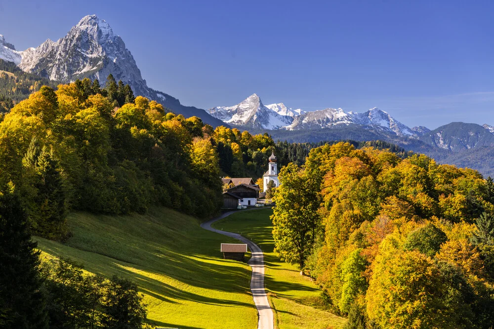 Autumn in the Bavarian Alps Germany - Fineart photography by Achim Thomae