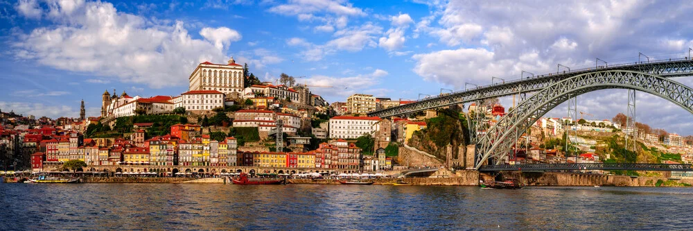 Portugal Porto Cityscape Panorama - Fineart photography by Achim Thomae