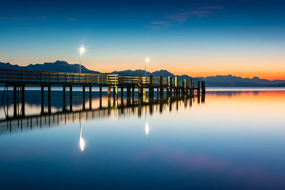 Twilight at Lake Chiemsee - Fineart photography by Martin Wasilewski