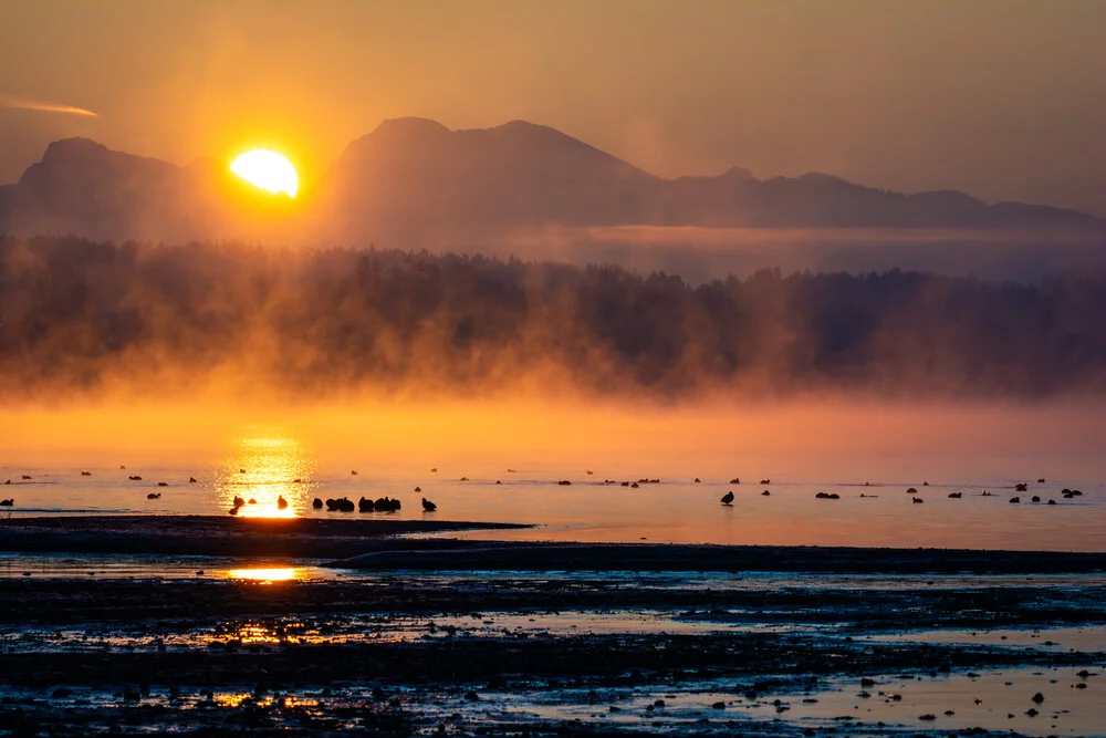 Winter Morning at Lake Chiemsee - Fineart photography by Martin Wasilewski