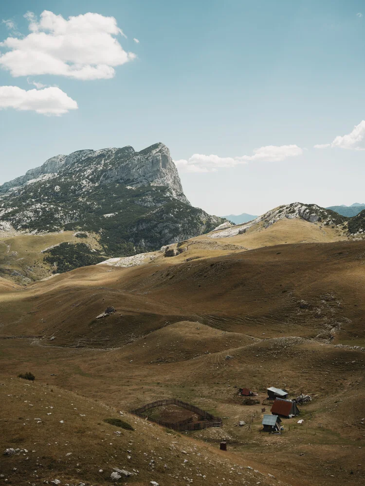 Berge im Durmitor National-Park in Montenegro - fotokunst von Claas Liegmann