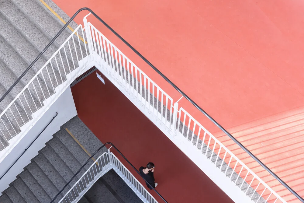 Studentin in Universität - fotokunst von Roswitha Schleicher-Schwarz