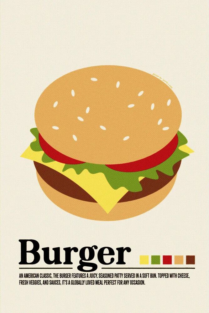 Burger - Fineart photography by Jonas Loose