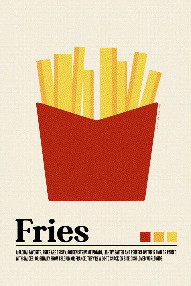 Fries - fotokunst von Jonas Loose