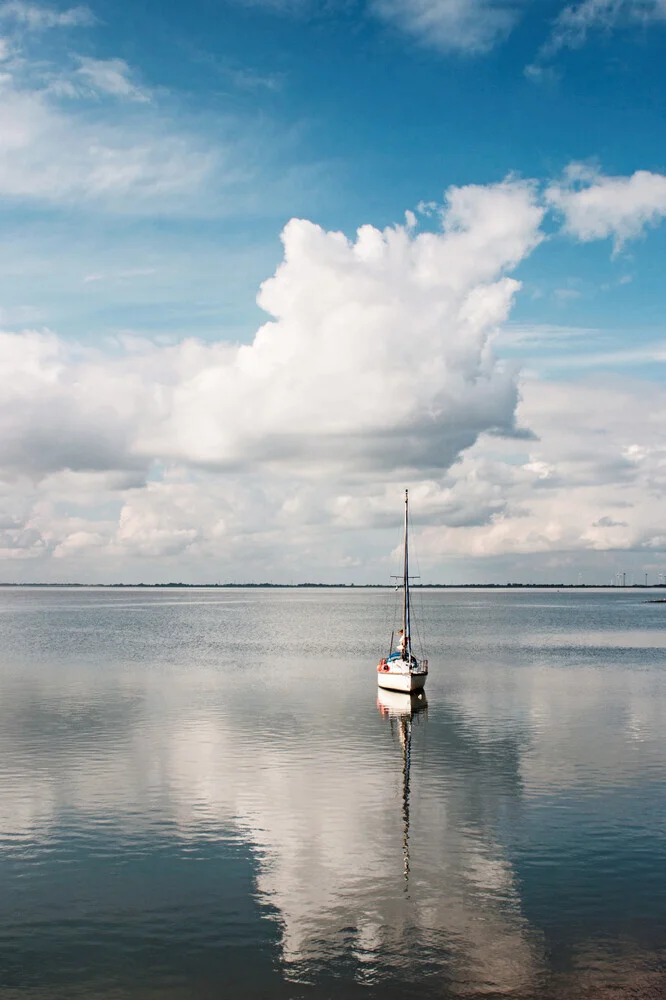 The boat in the clouds - Fineart photography by Manuela Deigert