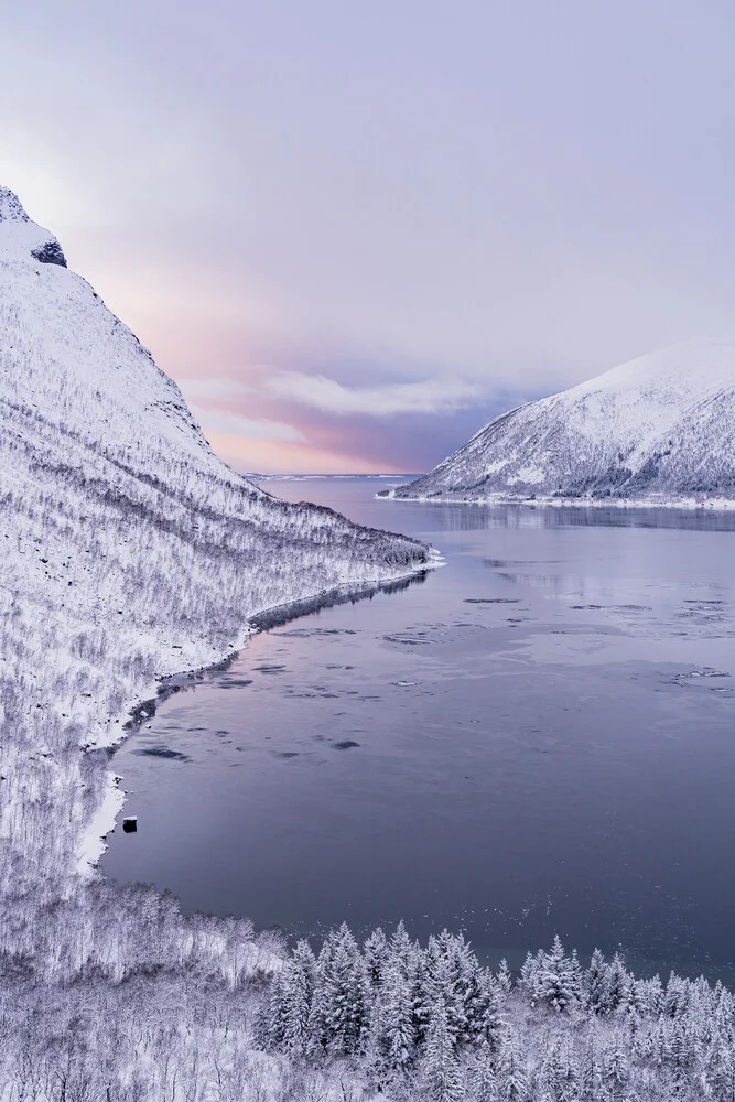 Winter pastels, Senja, Northern Norway - Fineart photography by Eva Stadler