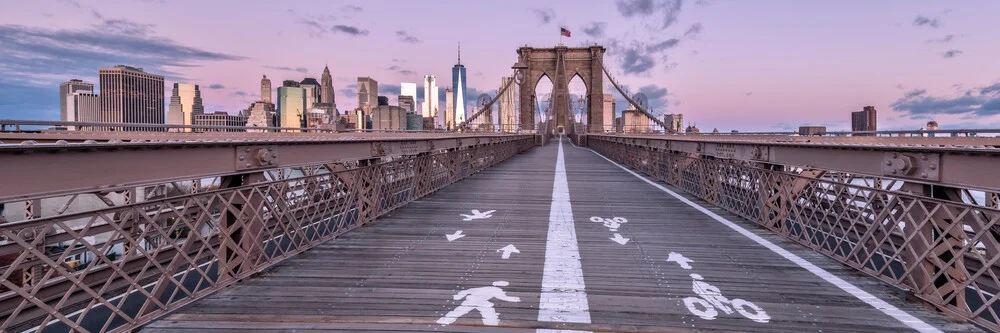 Brooklyn Bridge New York - fotokunst von Achim Thomae