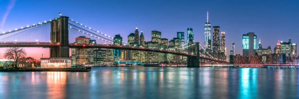 Brooklyn Bridge New York - fotokunst von Achim Thomae