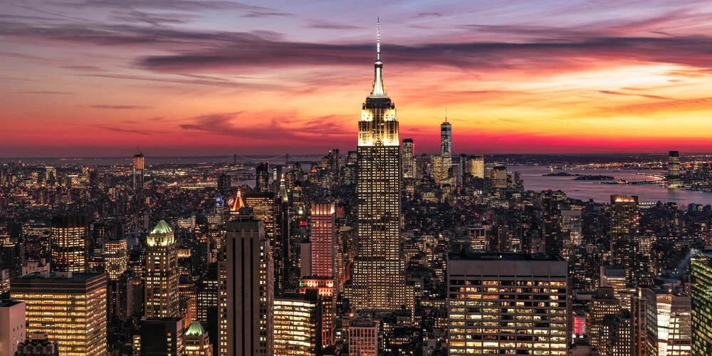 New York Citylights - fotokunst von Achim Thomae