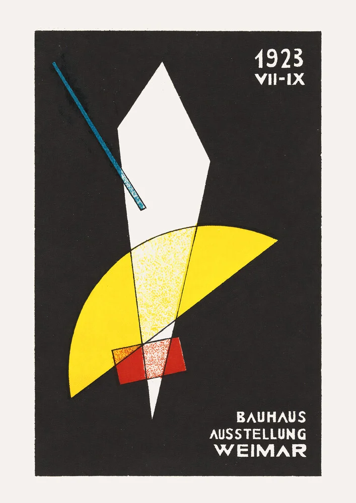 Bauhaus 1923 Exhibition Museum Retro Vintage Wall Art Poster Print