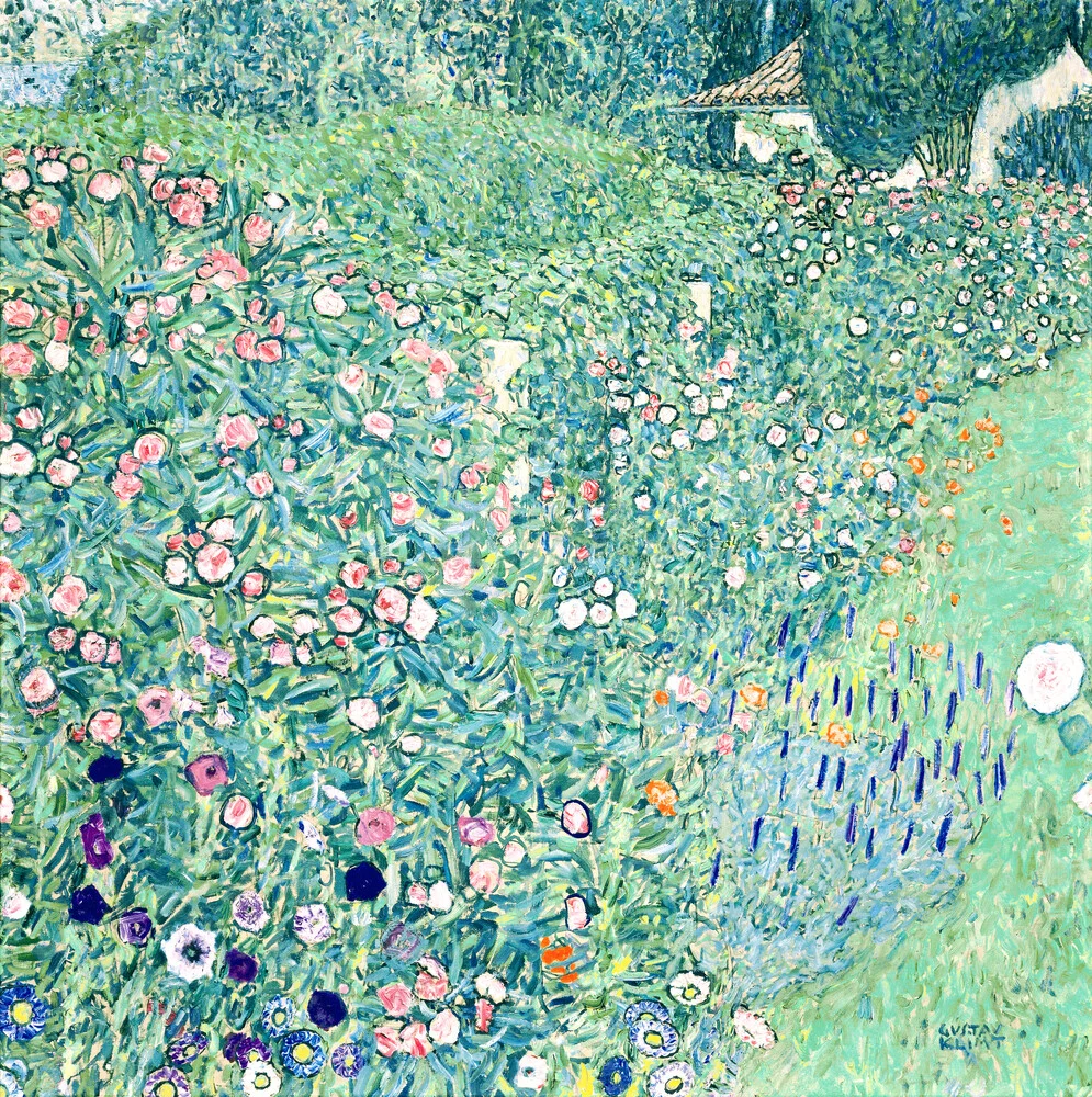 \'Gustav Klimt: Art garden wall Italian - landscape\' Classics art