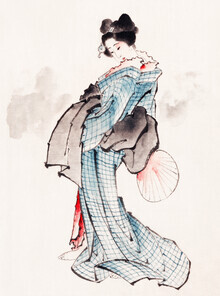 Estampe japonaise La Geisha Itsutomi